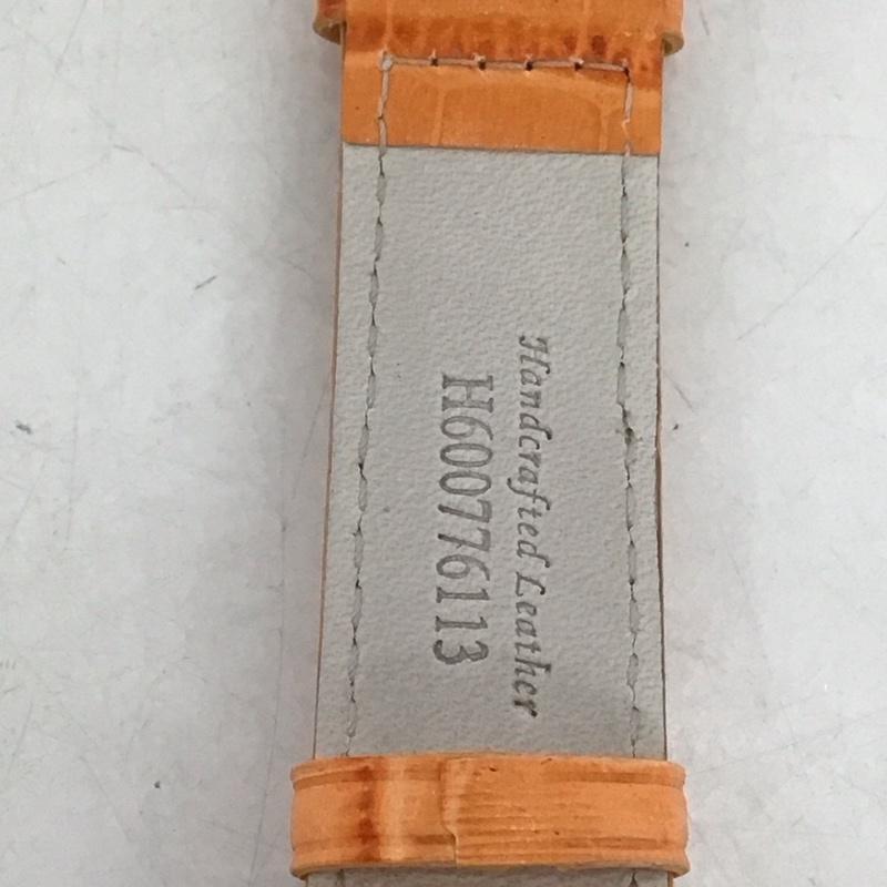 ハミルトン HAMILTON 腕時計 アナログ（クォーツ式） H776121 レザーベルト ロゴ、文字 橙 / オレンジ /  メンズ USED 古着 中古 10134493