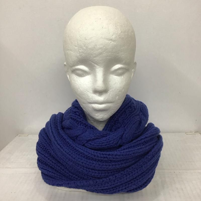 ウミキュウゼロハチ UMII908 マフラー マフラー 45RPM スヌード ウール  青 / ブルー /  メンズ USED 古着 中古 10111524