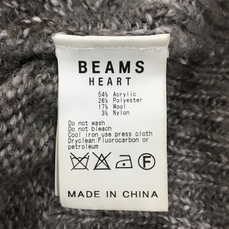 ビームス ハート BEAMS HEART カーディガン 長袖 42-15-0099-819 ショールカラー M 無地 茶 / ブラウン /  メンズ USED 古着 中古 10119819