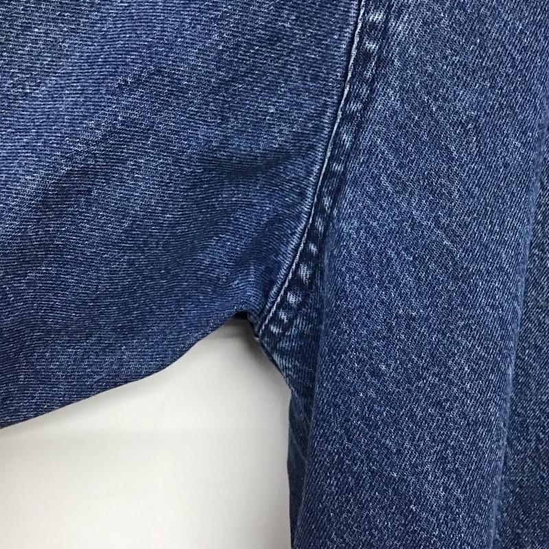 古着 USED ジャケット、上着 ジャケット、ブレザー ジップアップジャケット アウター 古着 デニムジャケット M 無地 インディゴ / インディゴ /  メンズ USED 古着 中古 10143117