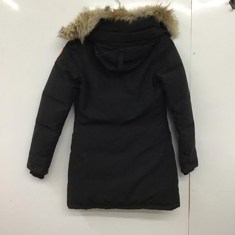カナダグース CANADA GOOSE ジャケット、上着 ジャンパー、ブルゾン ジップアップジャケット ナイロンジャケット アウター S ロゴ、文字 黒 / ブラック /  レディース USED 古着 中古 10147251