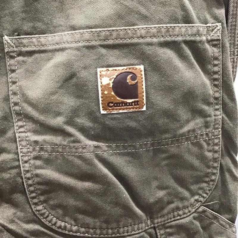 カーハート Carhartt パンツ ワークパンツ、ペインターパンツ ワークパンツ ワイドパンツ カジュアルパンツ 32インチ 無地 カーキ / カーキ /  メンズ USED 古着 中古 10116212
