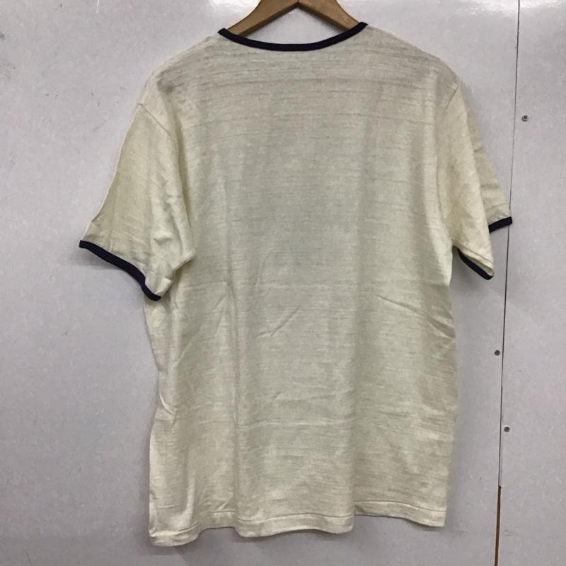 ウエアハウス WAREHOUSE Tシャツ 半袖 半袖カットソー プリントTシャツ クルーネックカットソー XL ロゴ、文字 白 / ホワイト /  メンズ USED 古着 中古 10128649