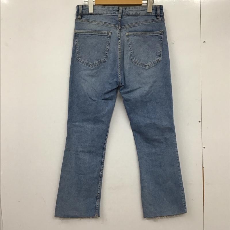 ザラ ZARA パンツ デニム、ジーンズ 40 無地 水色 / ライトブルー /  レディース USED 古着 中古 10136641