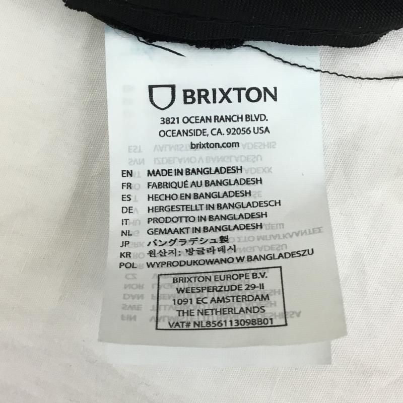 ブリクストン BRIXTON 帽子 キャップ BRIXTON 10777 ロゴ、文字 黒 / ブラック / X 白 / ホワイト /  メンズ USED 古着 中古 10129685