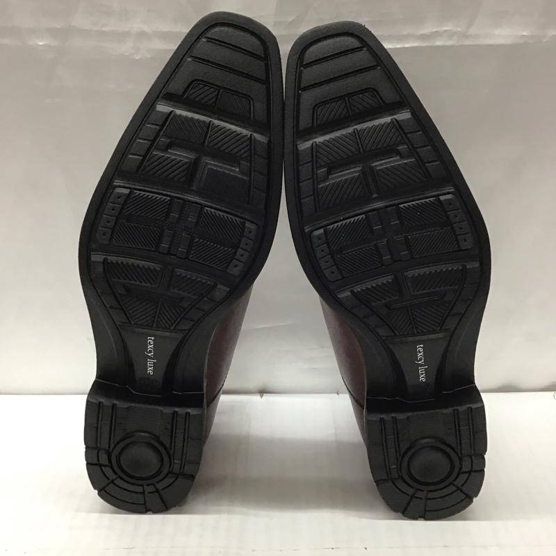 アシックス ASICS 革靴 革靴 TU-7010 texcy luxe ストレートチップ 箱有 26cm 26.0cm 無地 茶 / ブラウン /  メンズ USED 古着 中古 10111750
