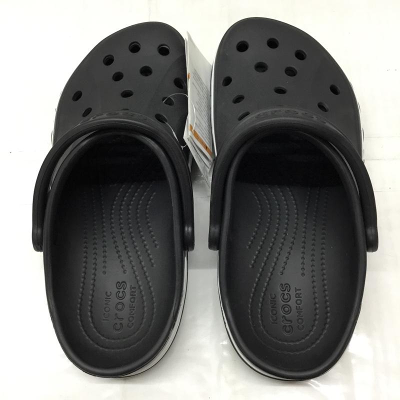 クロックス crocs サンダル サンダル 205089-066 Bayaband Clog バヤバンド クロッグ 25cm 25.0cm ロゴ、文字 黒 / ブラック / X 白 / ホワイト /  メンズ USED 古着 中古 10111540