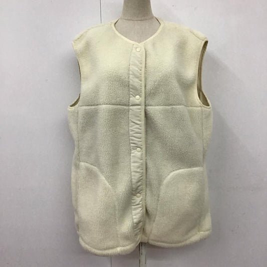 アメリカンホリック AMERICAN HOLIC ベスト ベスト HA23L0X0400 ステッチワークボアベスト L 無地 アイボリー / アイボリー /  レディース USED 古着 中古 10122652
