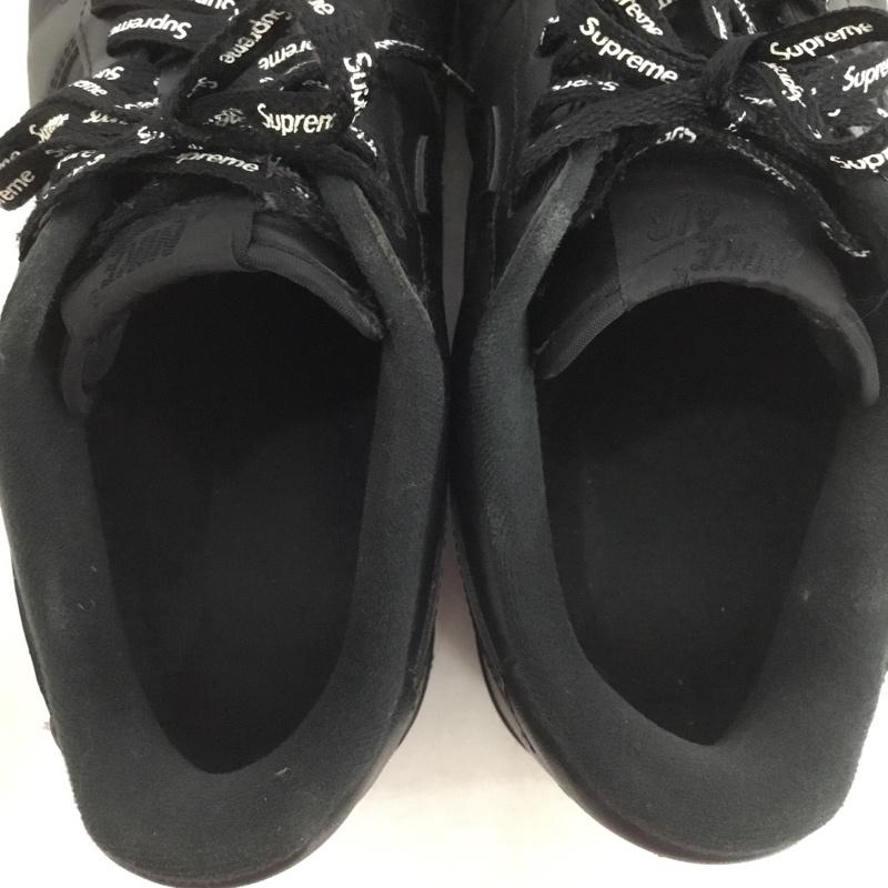 シュプリーム Supreme スニーカー スニーカー CU9225-001 AIR FORCE 1 LOW NIKE 27cm 27.0cm ロゴ、文字 黒 / ブラック /  メンズ USED 古着 中古 10140602
