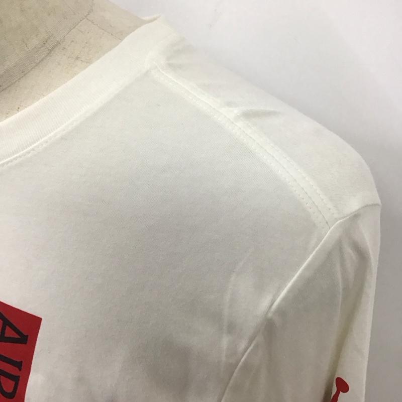 エアジョーダン AIR JORDAN カットソー 長袖 cn3505-100 長袖カットソー プリントTシャツ スポーツウェア XL プリント 白 / ホワイト /  メンズ USED 古着 中古 10114431