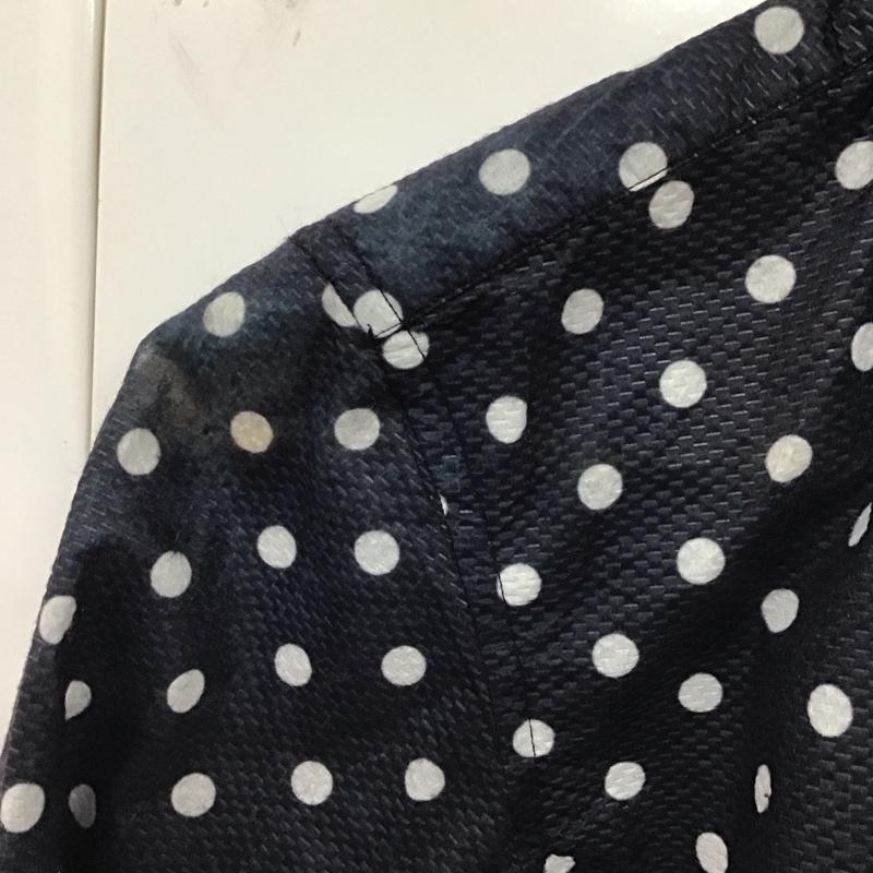 コムデギャルソン COMME des GARCONS シャツ、ブラウス 長袖 ドット 水玉 XS ドット 紺 / ネイビー /  レディース USED 古着 中古 10129288