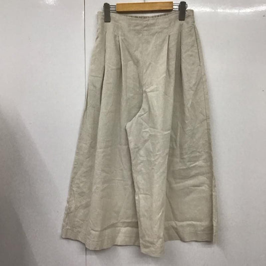 ニコアンド niko and... ボトムス ボトムス S212IL16AD ガウチョパンツ ワイドパンツ 3 無地 アイボリー / アイボリー /  レディース USED 古着 中古 10108567