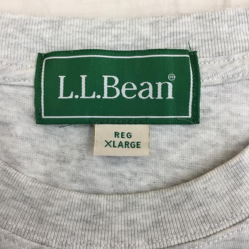 エルエルビーン L.L.Bean Tシャツ 半袖 BEAMS別注 3275-2223 Beans GreenLabel XL プリント 灰 / グレー /  メンズ USED 古着 中古 10141537