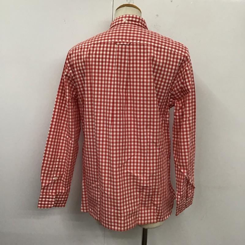 ブルックスブラザーズ BROOKS BROTHERS シャツ、ブラウス 長袖 長袖シャツ カラーシャツ ポケットシャツ 長袖カットソー チェックシャツ L チェック 白 / ホワイト / X 赤 / レッド /  メンズ USED 古着 中古 10124050