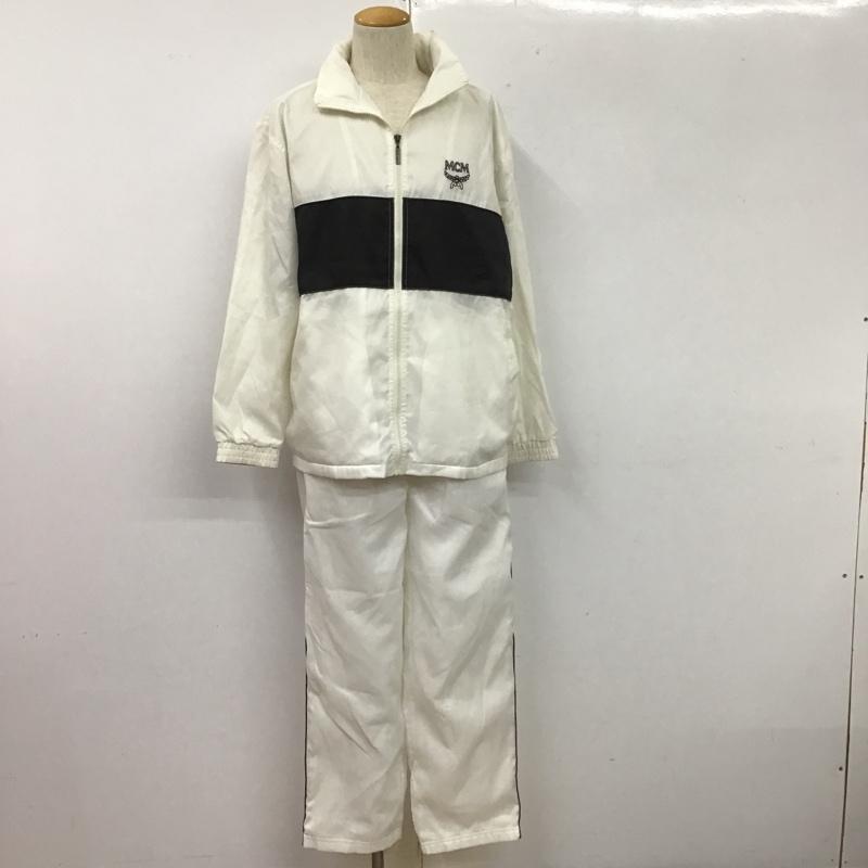 エムシーエム MCM セットアップ セットアップ ジャージ M 無地 白 / ホワイト /  メンズ USED 古着 中古 10105663