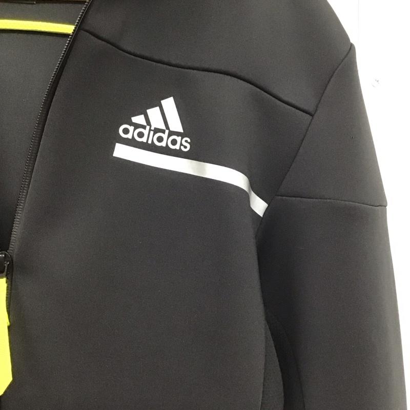 アディダス adidas ジャケット、上着 ジャンパー、ブルゾン gp7838 Z.N.E.IIM ジップパーカー スポーツウェア ロゴ、文字 黒 / ブラック /  メンズ USED 古着 中古 10141248