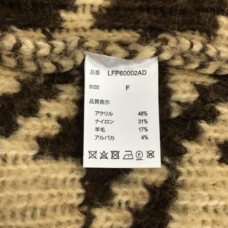 ローリーズファーム LOWRYS FARM カーディガン 長袖 長袖カーディガン 長袖カットソー ノーカラージャケット 前開カーディガン FREE プリント マルチカラー / マルチカラー /  レディース USED 古着 中古 10124734