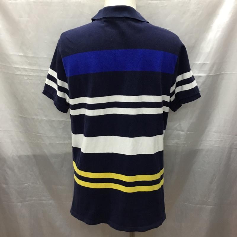 ポロバイラルフローレン Polo by RALPH LAUREN ポロシャツ 半袖 半袖ポロシャツ カラーシャツ 半袖カットソー XL ボーダー柄 マルチカラー / マルチカラー /  メンズ USED 古着 中古 10115825
