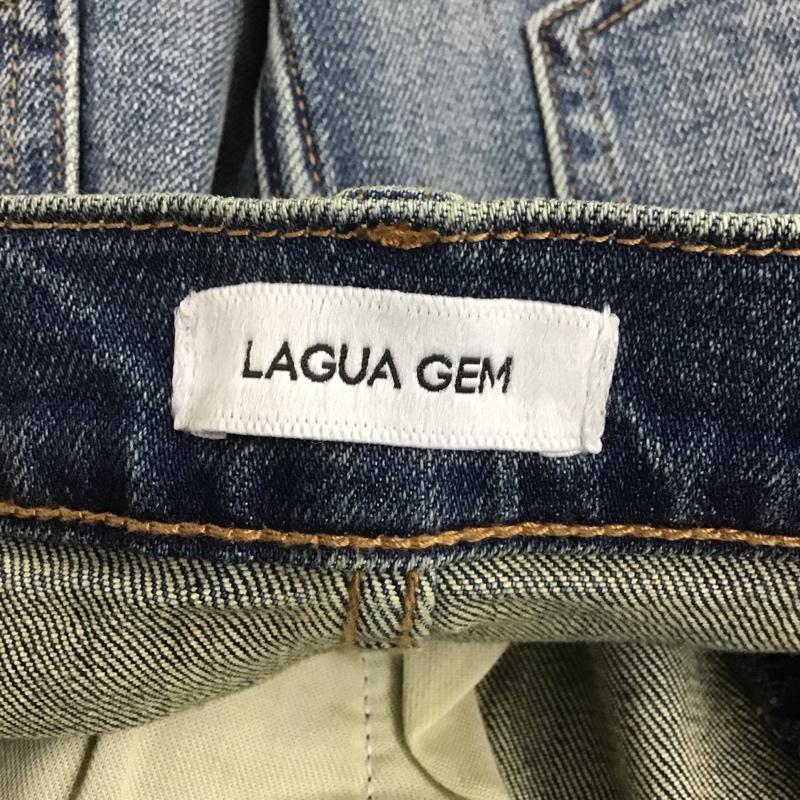 ラグア ジェム LAGUA GEM スカート ロングスカート 510HSM10-1220 デニムスカート WASH VINTAGE ロングスカート M 無地 青 / ブルー /  レディース USED 古着 中古 10140234