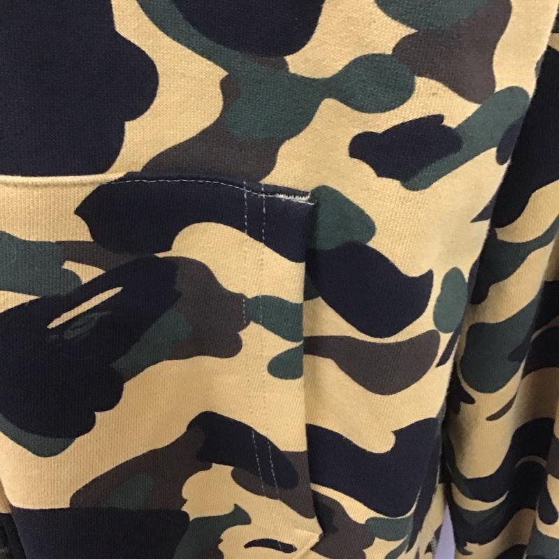 アベイシングエイプ A BATHING APE パーカー 長袖 ジップアップパーカー 長袖パーカー フード付きパーカー 長袖スウェット カモフラージュ柄・迷彩 マルチカラー / マルチカラー /  メンズ USED 古着 中古 10107412