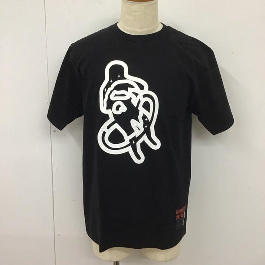 ベイプ BAPE Tシャツ 半袖 半袖カットソー プリントTシャツ クルーネックカットソー BBC L プリント 黒 / ブラック /  メンズ USED 古着 中古 10111945