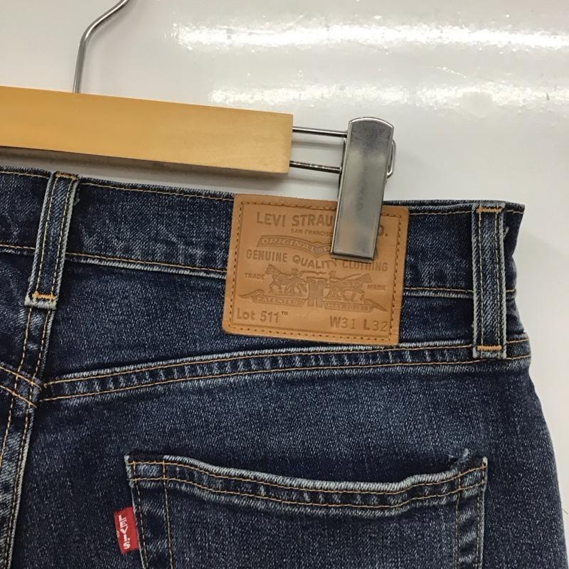 リーバイストラウスアンドコー Levi Strauss & co. パンツ デニム、ジーンズ デニムパンツ ワイドパンツ カジュアルパンツ ストレッチパンツ 31インチ 無地 インディゴ / インディゴ /  メンズ USED 古着 中古 10144802