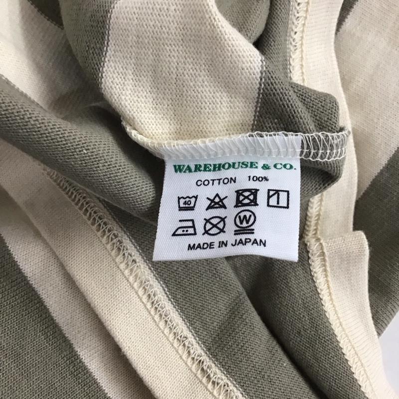 ウエアハウス WAREHOUSE カットソー 半袖 半袖カットソー プリントTシャツ クルーネックカットソー ボーダー 42 ボーダー柄 マルチカラー / マルチカラー /  メンズ USED 古着 中古 10130492