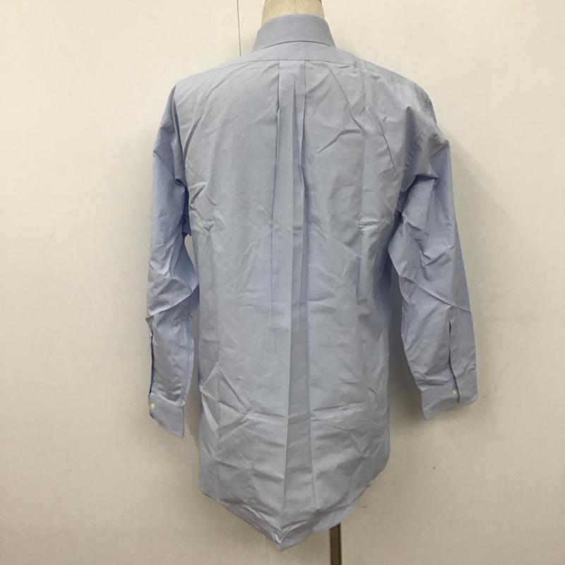 ブルックスブラザーズ BROOKS BROTHERS シャツ、ブラウス 長袖 スリムフィット 無地 水色 / ライトブルー /  メンズ USED 古着 中古 10111566