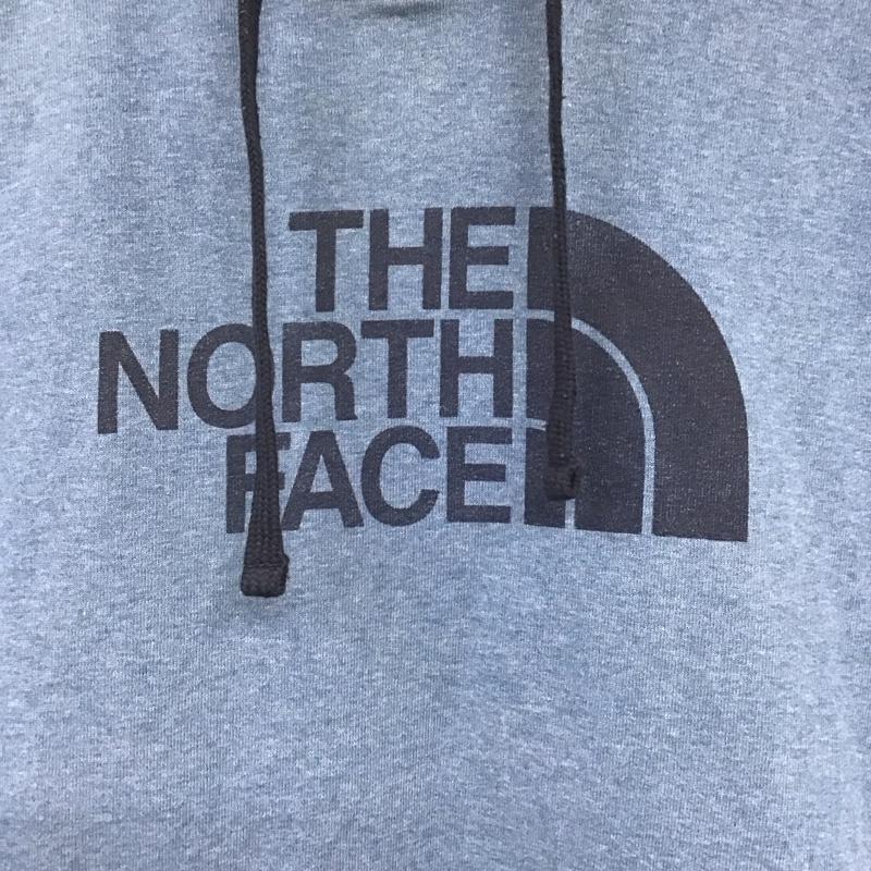 ザノースフェイス THE NORTH FACE パーカー 長袖 長袖パーカー プルオーバーパーカー スウェット M ロゴ、文字 青 / ブルー /  メンズ USED 古着 中古 10140550