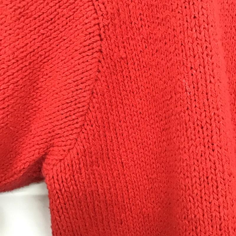 ポロスポーツラルフローレン POLOSPORT ニット、セーター 長袖 長袖ニットカットソー クルーネック セーター L ロゴ、文字 赤 / レッド /  メンズ USED 古着 中古 10140267