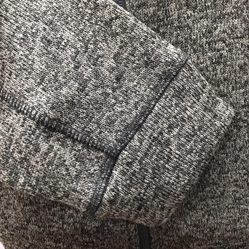 エディーバウアー Eddie Bauer パーカー 長袖 ジップアップパーカー 長袖パーカー フード付きパーカー 裏起毛 S 無地 黒 / ブラック /  メンズ USED 古着 中古 10110758