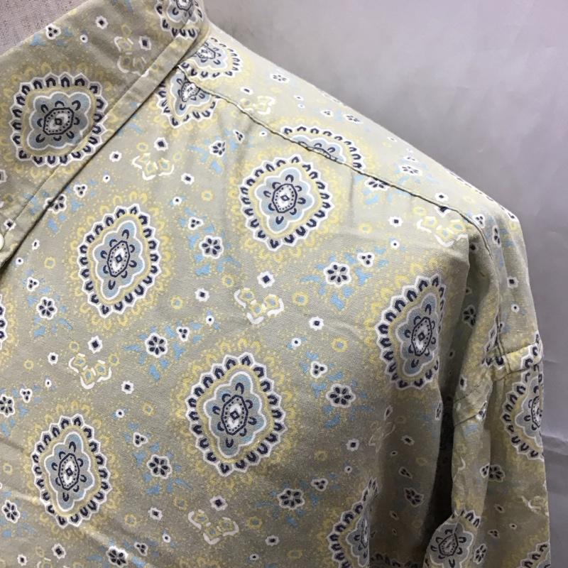 ギャップ GAP シャツ、ブラウス 長袖 長袖シャツ ボタンダウンシャツ カジュアルシャツ ペイズリー 総柄 90s M 総柄 X ペイズリー マルチカラー / マルチカラー /  メンズ USED 古着 中古 10110979
