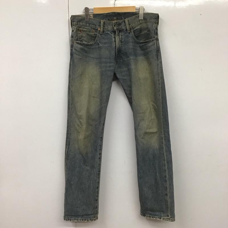 ポロラルフローレン POLO RALPH LAUREN パンツ デニム、ジーンズ 71054855800 W30 30インチ 無地 青 / ブルー /  メンズ USED 古着 中古 10108183