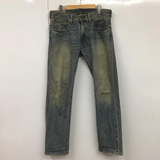 ポロラルフローレン POLO RALPH LAUREN パンツ デニム、ジーンズ 71054855800 W30 30インチ 無地 青 / ブルー /  メンズ USED 古着 中古 10108183