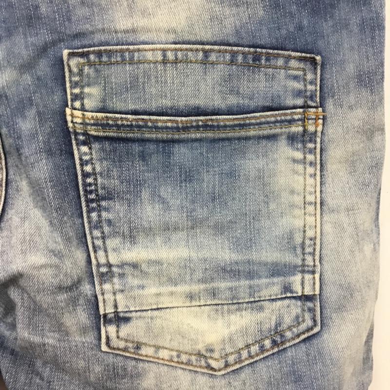 ザラメン ZARA MAN パンツ デニム、ジーンズ デニムパンツ スリムパンツ ストレッチパンツ ジーンズ 44 無地 インディゴ / インディゴ /  メンズ USED 古着 中古 10115009