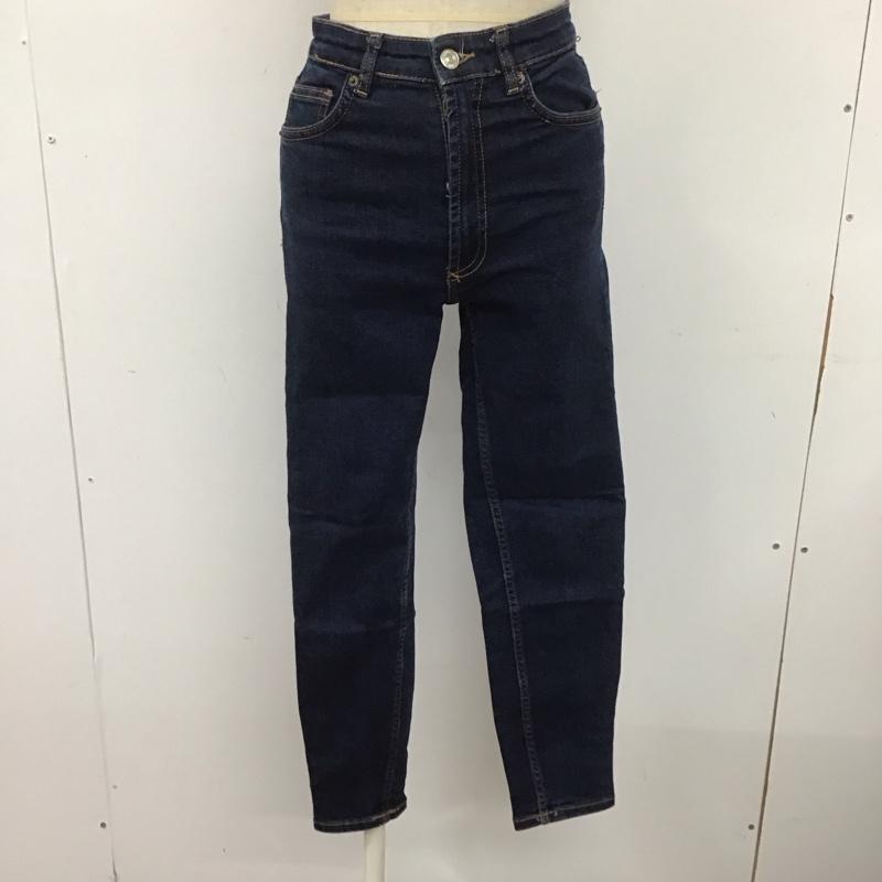 ザラ ZARA パンツ デニム、ジーンズ ストレッチ スキニー 無地 インディゴ / インディゴ /  レディース USED 古着 中古 10108078