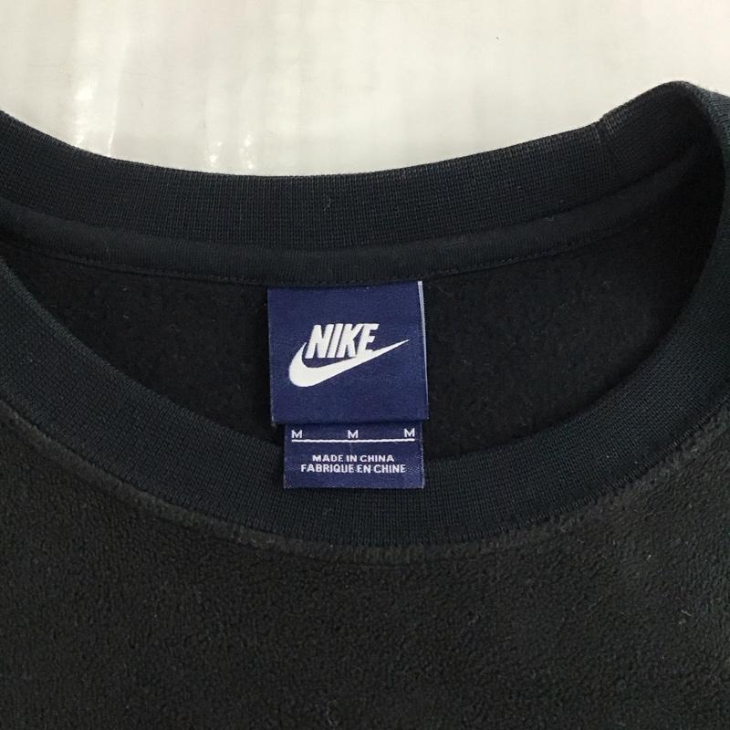 ナイキ NIKE トレーナー 長袖 806662-010 SSNL Fleece Crew Sweat フリース M ロゴ、文字 黒 / ブラック /  メンズ USED 古着 中古 10123285