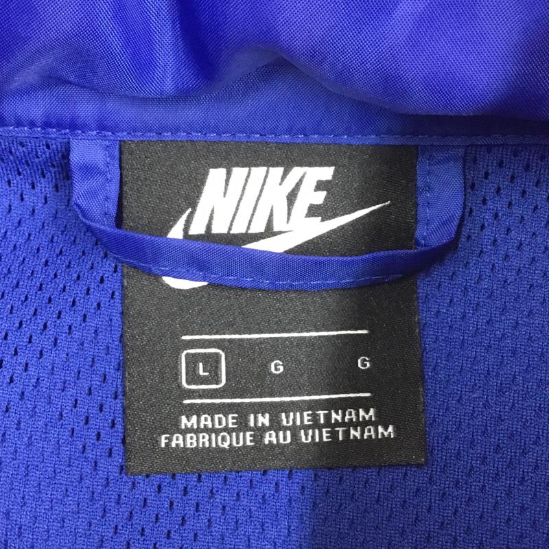ナイキ NIKE ジャケット、上着 ジャンパー、ブルゾン AR2609-438 FOST DO IT デロゴ ウーブン HD L ロゴ、文字 青 / ブルー / X 橙 / オレンジ / X 白 / ホワイト /  メンズ USED 古着 中古 10128860