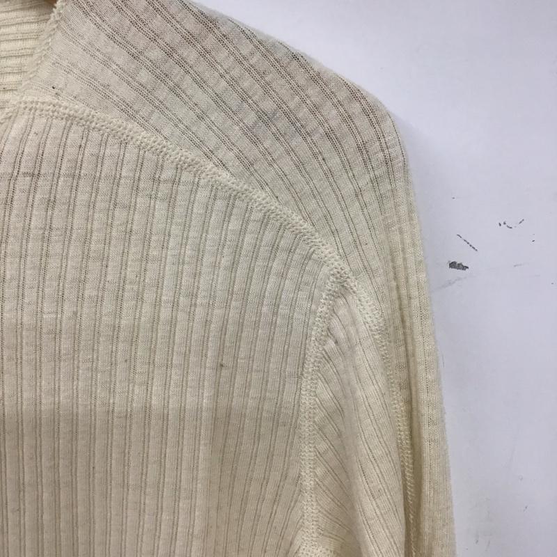 ナンバーナイン NUMBER (N)INE カットソー 長袖 長袖カットソー ヘンリーネックカットソー リブカットソー 3 無地 アイボリー / アイボリー /  メンズ USED 古着 中古 10137009