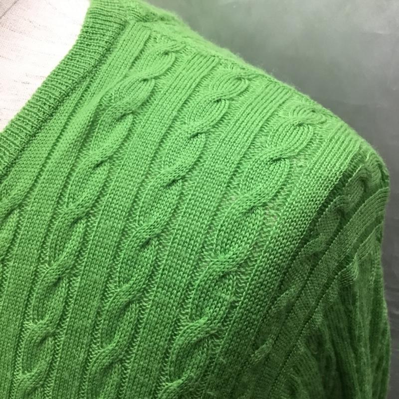 ブルーレーベル・クレストブリッジ BLUE LABEL CRESTBRIDGE ニット、セーター 長袖 3 無地 緑 / グリーン /  メンズ USED 古着 中古 10121815