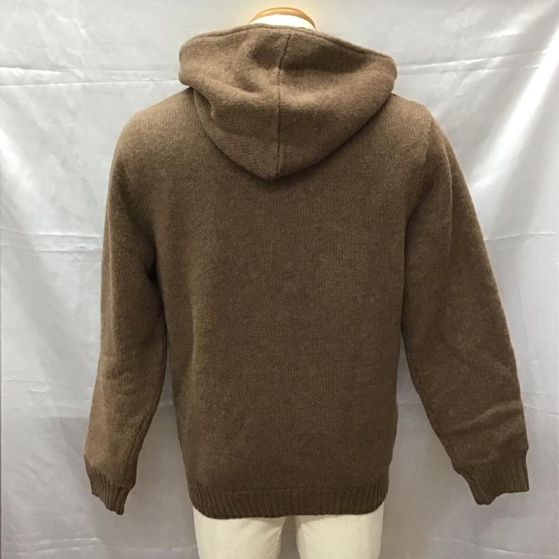 エルエルビーン L.L.Bean パーカー 長袖 273636 ニット フルジップ 裏フリース ジャパンフィット タグ付き M  茶 / ブラウン /  メンズ USED 古着 中古 10112402