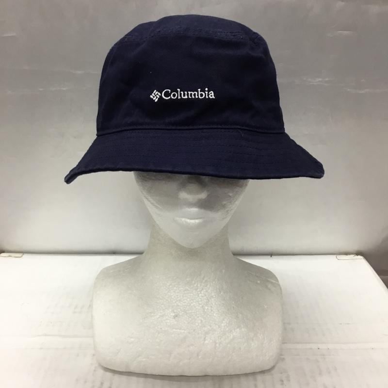 コロンビア Columbia 帽子 ハット リバーシブル ロゴ、文字 紺 / ネイビー / X 水色 / ライトブルー / X 緑 / グリーン /  メンズ USED 古着 中古 10107890