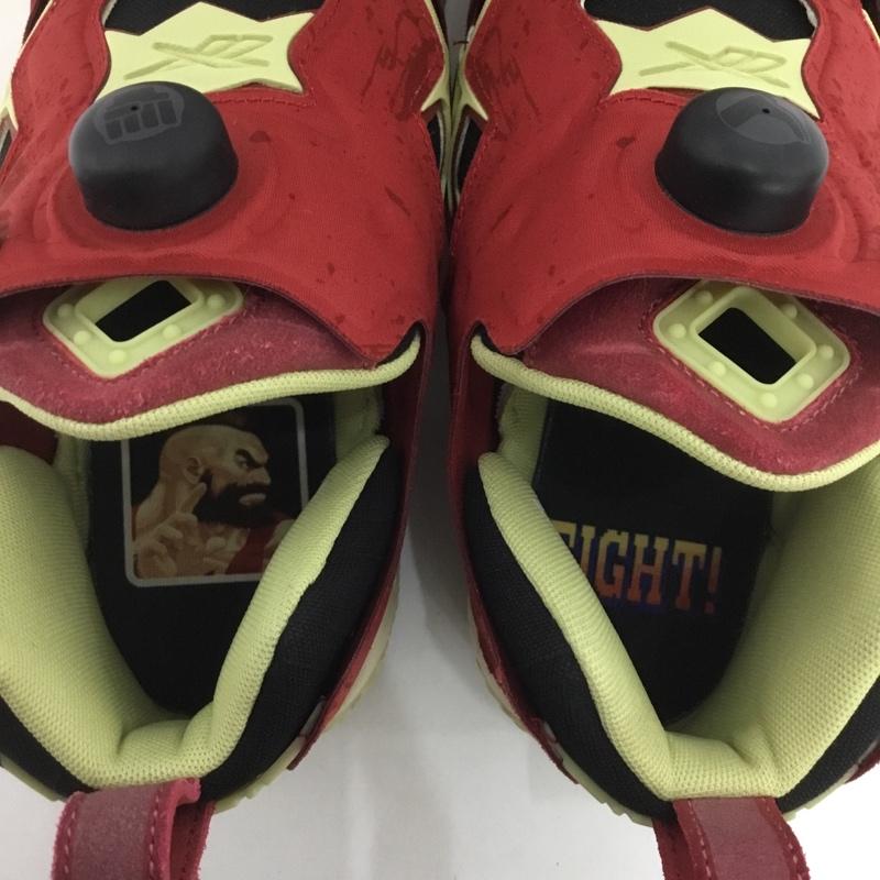 リーボック Reebok スニーカー スニーカー GZ9541 INSTAPUMP FURY 95 ストリートファイター ザンギエフ 25cm 箱有 25.0cm ロゴ、文字 黒 / ブラック / X 赤 / レッド /  メンズ USED 古着 中古 10124606