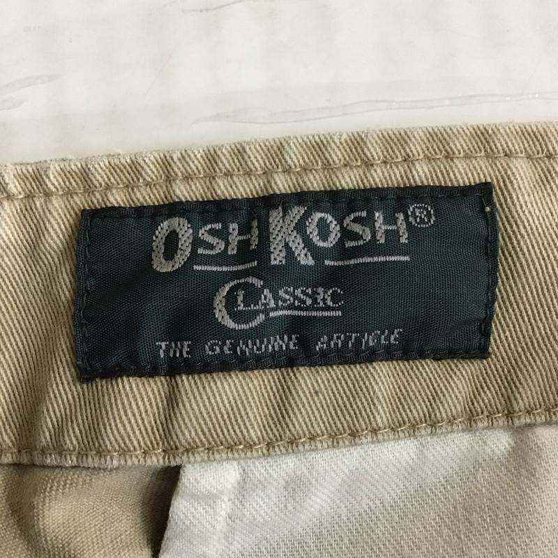 オシュコシュ OSHKOSH パンツ ワークパンツ、ペインターパンツ ワークパンツ ワイドパンツ カジュアルパンツ 無地 ベージュ / ベージュ /  メンズ USED 古着 中古 10116399