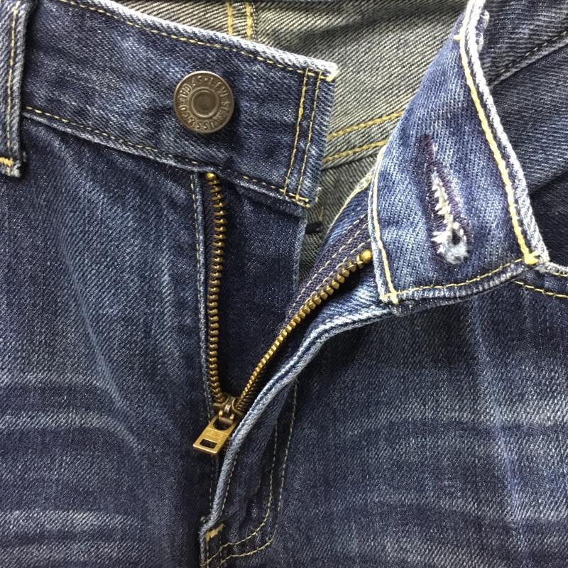 リーバイス Levi s パンツ デニム、ジーンズ ハーフパンツ 30インチ 無地 インディゴ / インディゴ /  メンズ USED 古着 中古 10108796