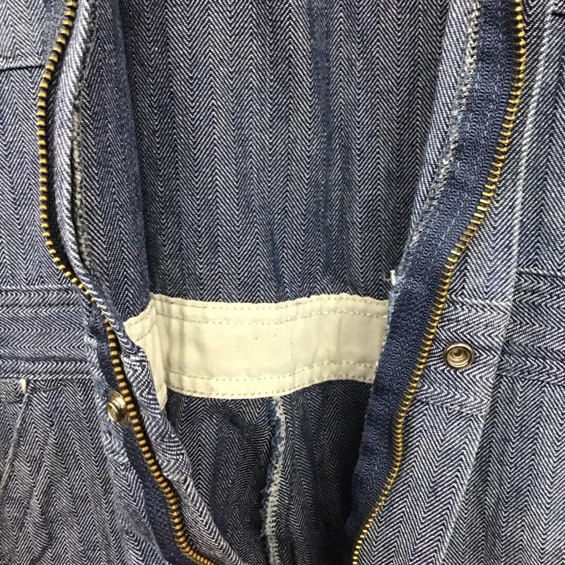 ディッキーズ Dickies ワンピース・ドレス・オールインワン ワンピース・ドレス・オールインワン W823474 長袖ツナギ 42 ロゴ、文字 青 / ブルー /  メンズ USED 古着 中古 10145968