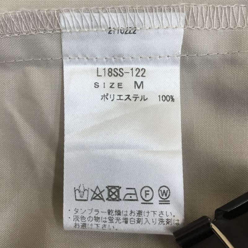 リドム LIDnM シャツ、ブラウス 半袖 LIDNM マイクロスパンオープンカラーシャツ L18ss-122 M 無地 ベージュ / ベージュ /  メンズ USED 古着 中古 10128182