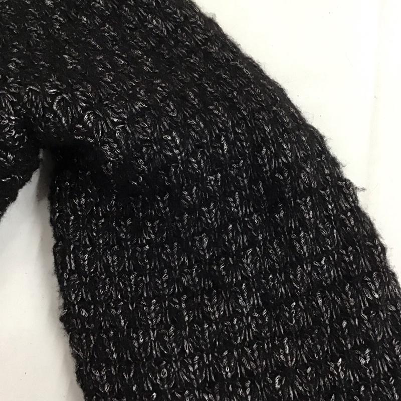 ザラ ZARA コート コート一般 3978 934 800 ニットコート ロング丈 M 無地 黒 / ブラック /  レディース USED 古着 中古 10124987
