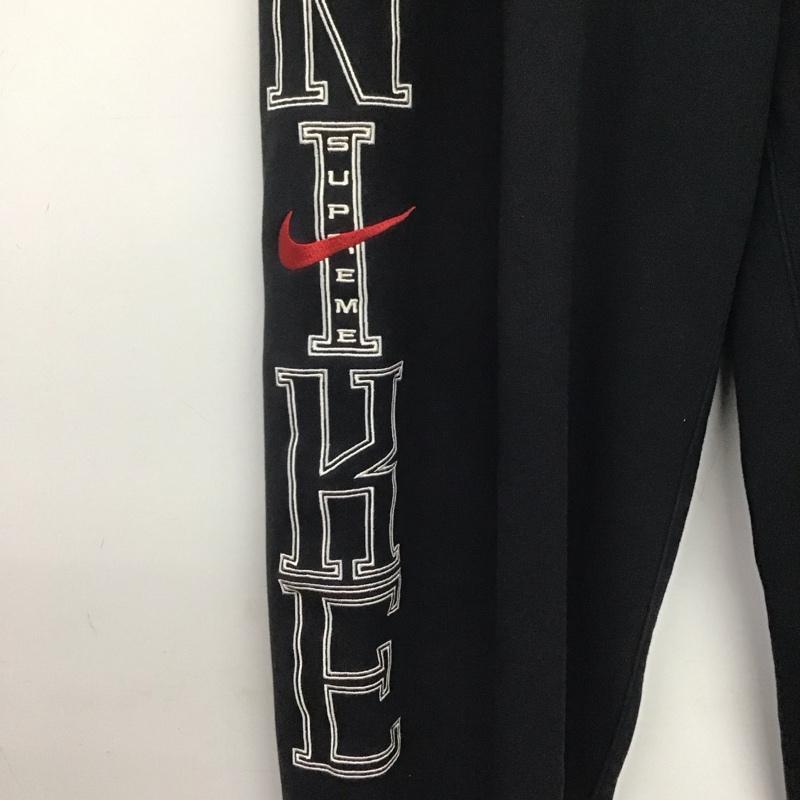 シュプリーム Supreme パンツ ワークパンツ、ペインターパンツ fq0768-010 NIKE スウェットパンツ M ロゴ、文字 黒 / ブラック /  メンズ USED 古着 中古 10143448