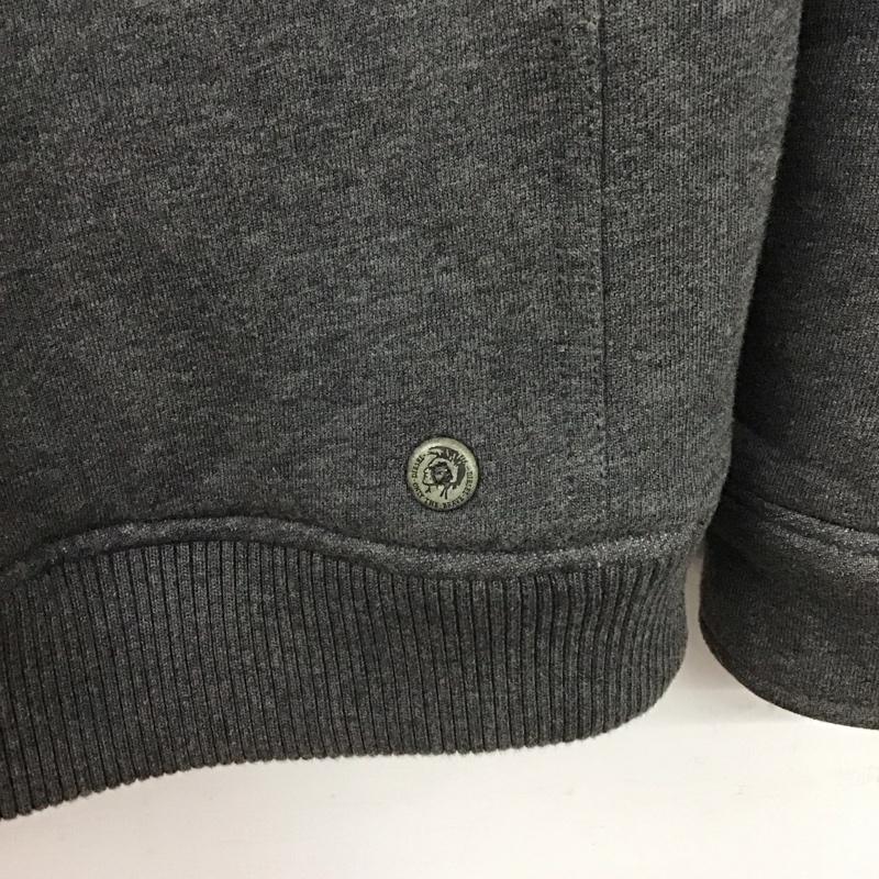 ディーゼル DIESEL ジャケット、上着 ジャケット、ブレザー コットン ロゴ、文字 灰 / グレー /  メンズ USED 古着 中古 10133256